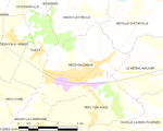 Map commune FR insee code 14431